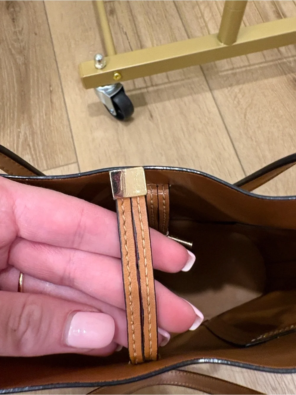 Camel Tory Burch Tote